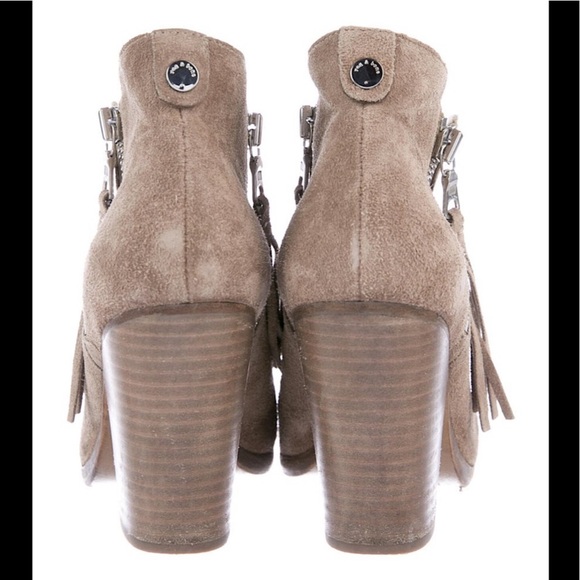 RAG & BONE Margot Side-zip Suede Ankle Boot - Picture 4 of 12